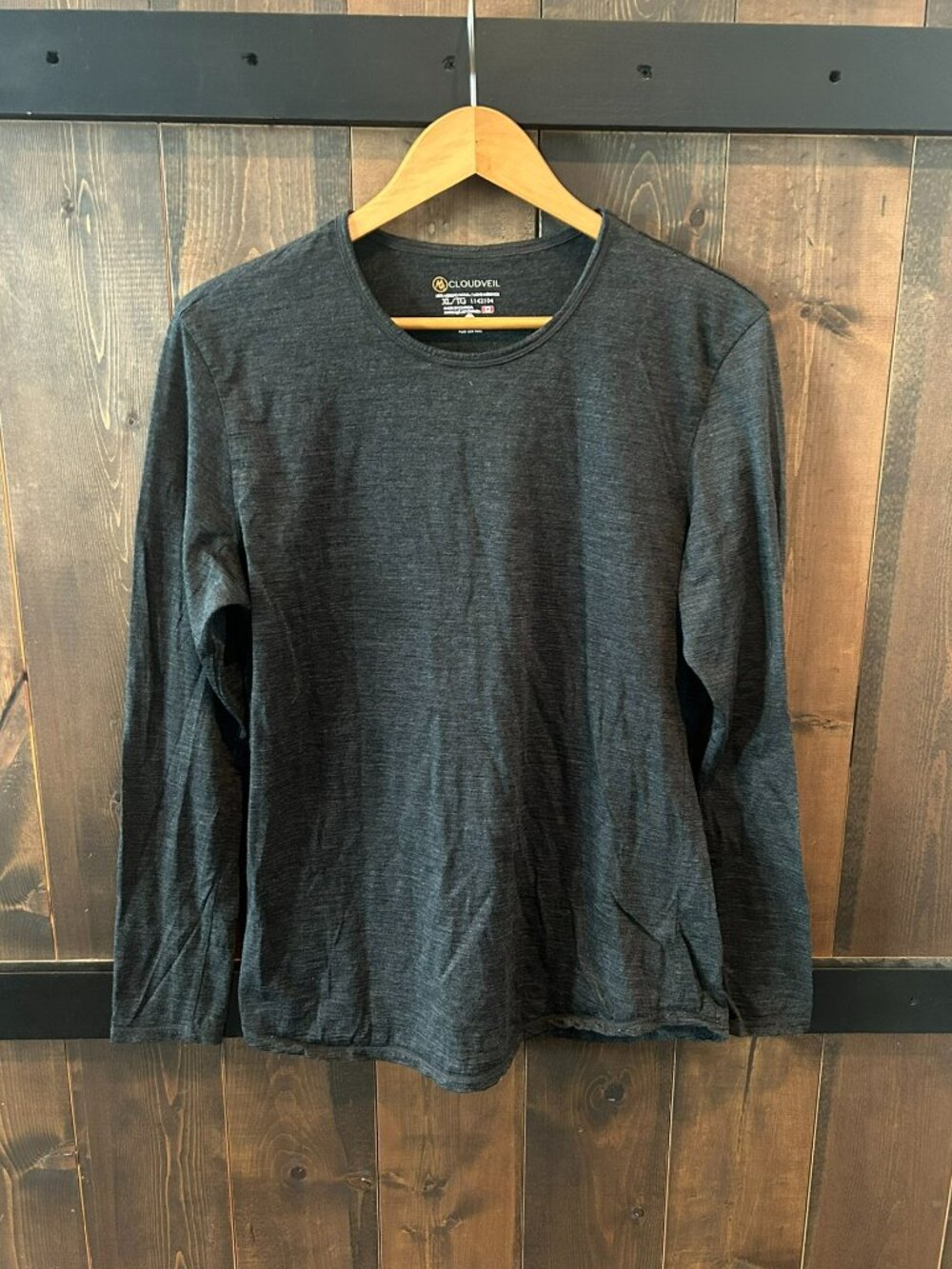 Cloudveil 100% Merino Wool 🐑 Long Sleeve Top Women’s Size XL